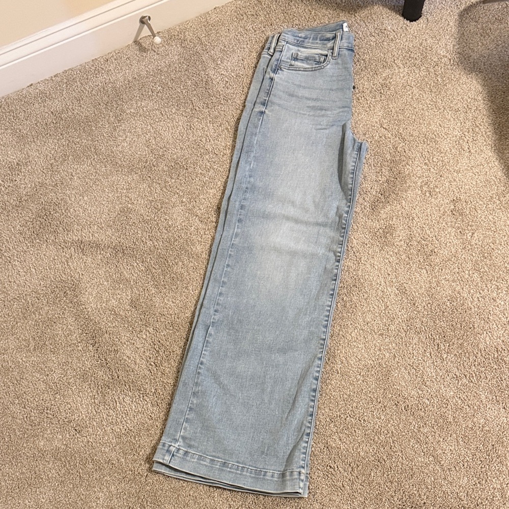 Chloe High-Rise Wide Leg Jeans in Light Blue